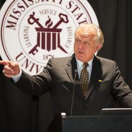 Former College Football Coach Jackie Sherrill Speaks at October Gulf Coast Athletic Club Meeting