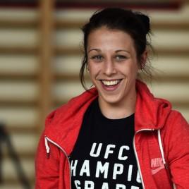 Strawweight Champion Joanna Jedrzejczyk Speaks at Women of the UFC Panel