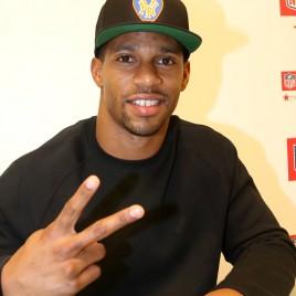 NFL Wide Receiver Victor Cruz Speaks at TBA Sports Breakfast January 28th