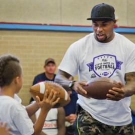 Steve Smith Hosts Youth Football Camp for Kids from Military Families