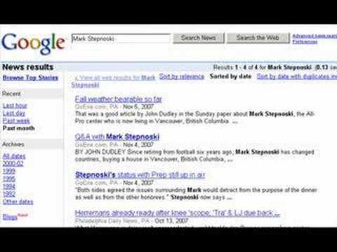 Video 2 - Mark Stepnoski