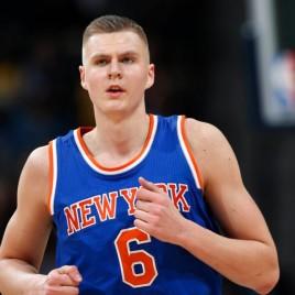 New York Knicks Power Forward Kristaps Porzingis Holds Autograph Signing in the City