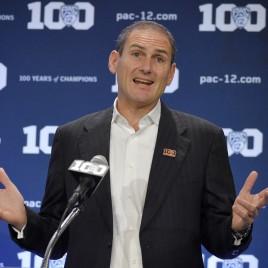 Pac-12 Commissioner Larry Scott Speaks at the Learfield Intercollegiate Athletics Forum