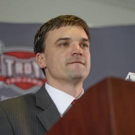Troy Football Coach Neal Brown Speaks at Enterprise Lion’s Club Meeting