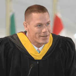 WWE Superstar John Cena Gives the Commencement Speech at his Alma Mater