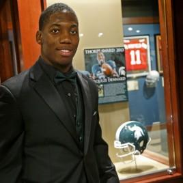 Cincinnati Bengals Cornerback Darqueze Dennard Speaks at LSJ Sports Awards This Spring
