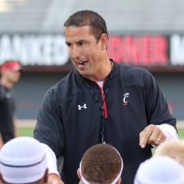 Cincinnati Football Coach Luke Fickell Speaks at the Roger Bacon Sports Stag