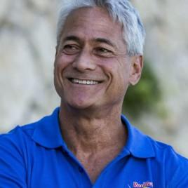 Olympic Champion Diver Greg Louganis Makes Appearance at Marguerite Aquatics Center
