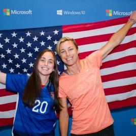 Trio of U.S. Women’s National Team Players Make Microsoft Store Appearances