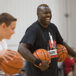 Former NBA Star Glen Rice Trains Basketball Players Back Home in Michigan