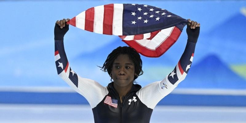 Speed Skating Gold Medalist Erin Jackson Delivers Commencement Speech at Alma Mater