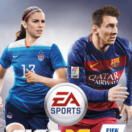 Alex Morgan and Messi Grace the U.S. Cover of FIFA 16