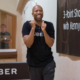 Uber Runs Three-Point Shootout Promotion in Houston with Retired NBA All-Star Kenny Smith