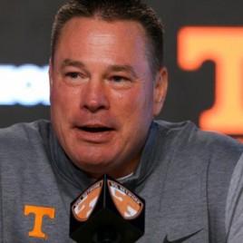 Tennessee Head Coach Butch Jones Holds Autograph Signing at Spring Game
