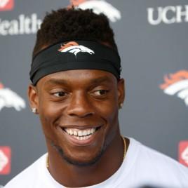 Denver Broncos Linebacker Brandon Marshall Gives Commencement Address at Alma Mater