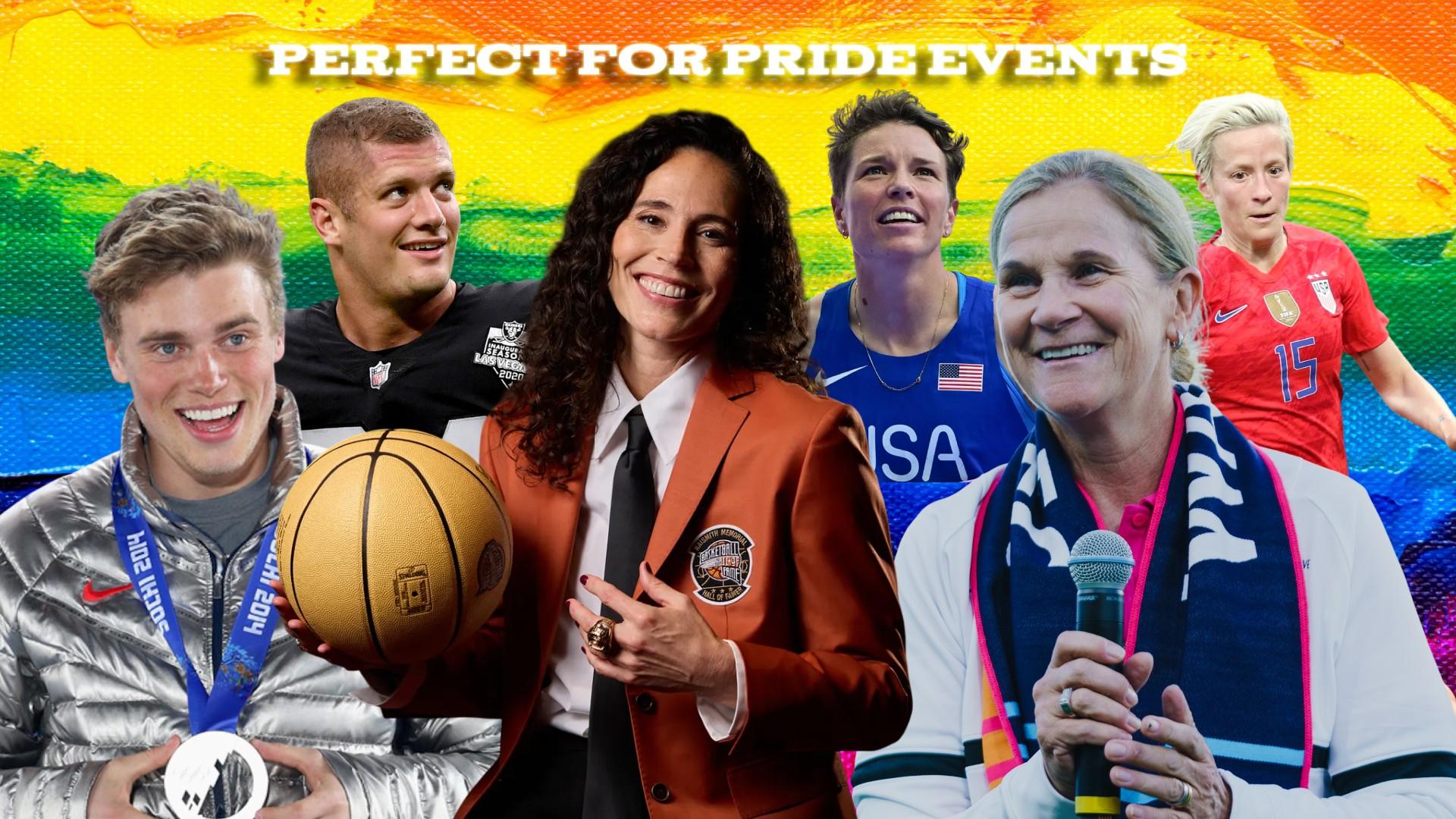 Top LGBTQ+ Athletes to Book for Pride Month Events