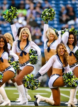 Seattle Seahawks Cheerleaders Round One 