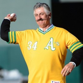 Which Hall of Famer Can Rollie Fingers Thank for His Most Iconic
