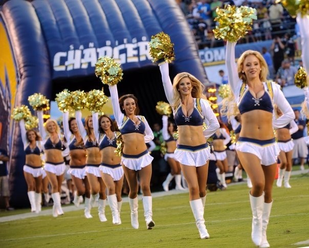 San Diego Chargers cheerleaders