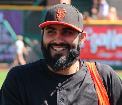 sergio romo, another of the beards in the Giants fearsome r…